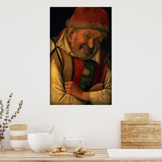 Gonella, de Ferrara Court jester, c.1445 Poster (Keuken)