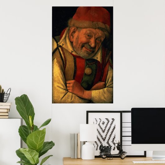 Gonella, de Ferrara Court jester, c.1445 Poster (Thuiskantoor)