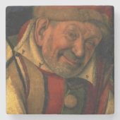 Gonella, de Ferrara Court jester, c.1445 Stenen Onderzetter (Voorkant)