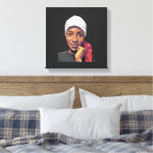 Gonemili Grace t-shirt man Canvas Afdruk (Insitu (Slaapkamer))