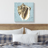 Gonespoelbare betegelschil canvas afdruk (Insitu (Slaapkamer))