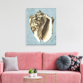 Gonespoelbare betegelschil canvas afdruk (Insitu (Woonkamer))