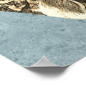 Gonespoelbare betegelschil poster (Hoek)