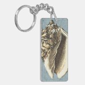 Gonespoelbare betegelschil sleutelhanger (Voorkant Links)