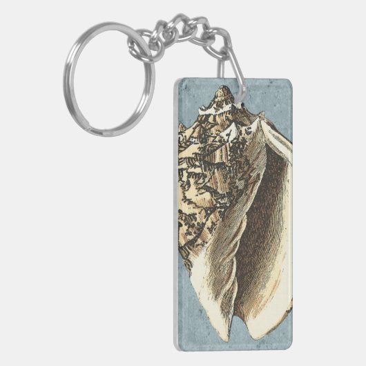 Gonespoelbare betegelschil sleutelhanger (Voorkant Links)