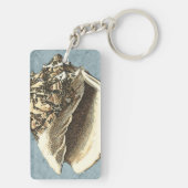 Gonespoelbare betegelschil sleutelhanger (achterkant)