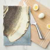 Gonespoelbare betegelschil theedoek (Quarter Fold)
