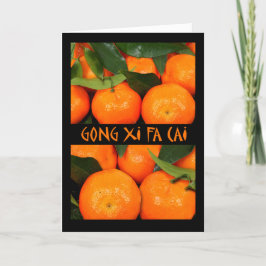 Gong Xi FA Cai, Chinees Nieuwjaar, Mandarin Feestdagen Kaart