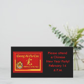 Gong Xi Fa Cai-kaarten, notiecards, groeten (Staand voorkant)