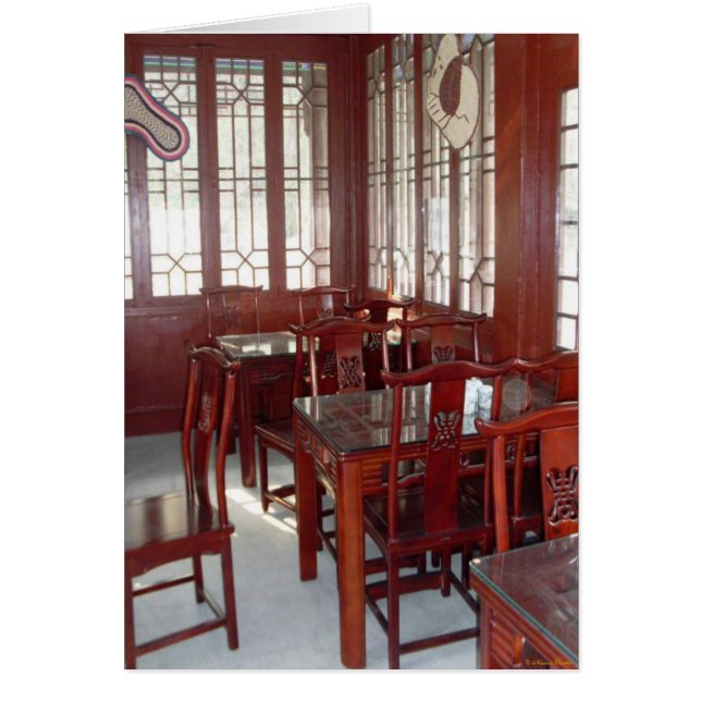 Gong Yuan Tea House Kaart (Voorkant)