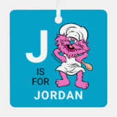 Gonger | Jouw naam keramisch Ornament toevoegen (Voorkant)