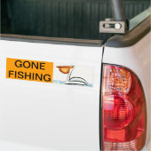 Gongvisserij - Pelican Bumpersticker (Op Truck)