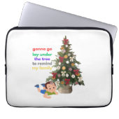 Gonna Go Lay Under The Tree to Remind My Family Laptop Sleeve (Voorkant)