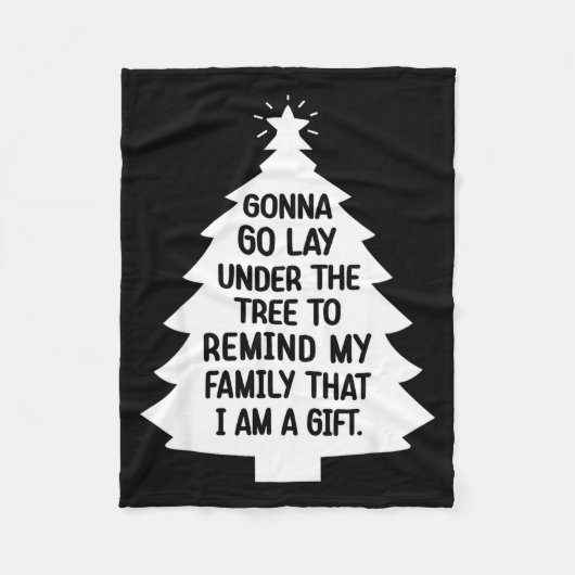 Gonna Go Lay Under The Tree To Remind My Family Th Fleece Deken (Voorkant)