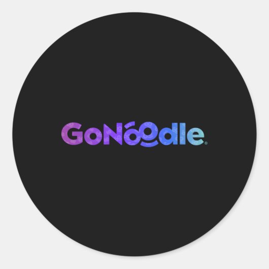 gonoedel ronde sticker (Voorkant)