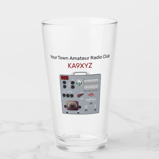 Gonset Communicator Transceiver Ham Radio Glas (Voorkant)