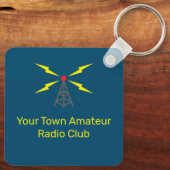 Gonset Communicator Transceiver Ham Radio Sleutelhanger (Achterkant)