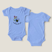 gonst van de vreugde! Baby T-shirt (Ontwerp Voorkant & Achterkant)