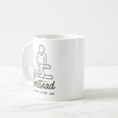 Gonstead positioneerder koffiemok (Voorkant links)