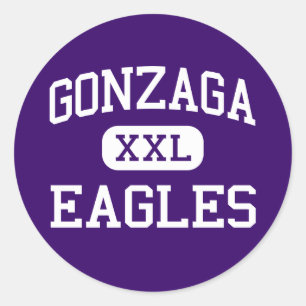 Gonzaga - Eagles - College - Washington Ronde Sticker