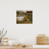 Gonzalès - Door het water Poster (Keuken)