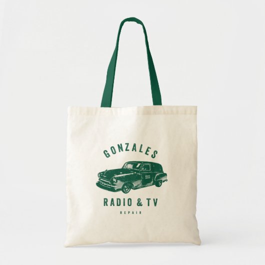 Gonzales Radio & TV Reparatie Canvas tas (Voorkant)