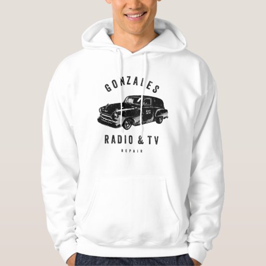 Gonzales Radio & TV Reparatie Hoodie (Voorkant)