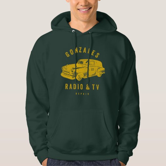 Gonzales Radio & TV Reparatie Hoodie (Voorkant)