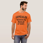 GONZALES RESIGNS T-SHIRT (Voorkant volledig)