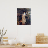 Gonzalès - Vrouw op de Klif Poster (Keuken)