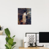Gonzalès - Vrouw op de Klif Poster (Thuiskantoor)