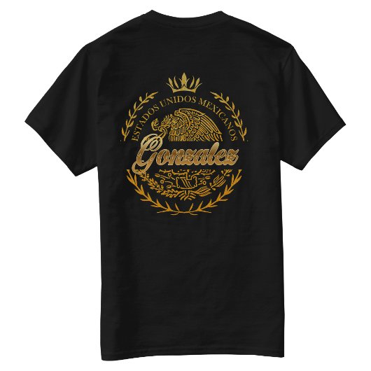 Gonzalez Achternaam Achteraan T-shirt