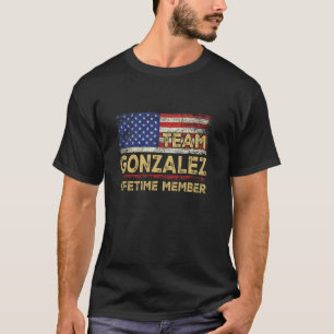Gonzalez Achternaam Shirt Team Gonzalez Lifetime M