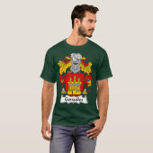Gonzalez Coat of Arms Family Crest T-shirt (Voorkant volledig)