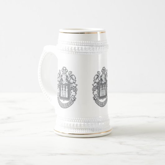 Gonzalez Family Crest Bierpul (Voorkant links)