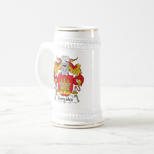 Gonzalez Family Crest Bierpul (Voorkant links)