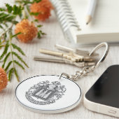  Gonzalez Family Crest Keychain (Voorkant Rechts)