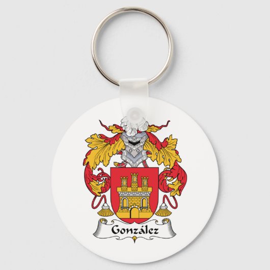 Gonzalez Family Crest Sleutelhanger (Voorkant)