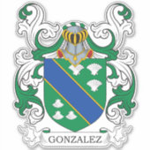 Gonzalez Family Crest Sticker (Voorkant)