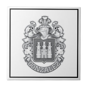 Gonzalez Family Crest Tegeltje