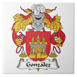 Gonzalez Family Crest Tegeltje