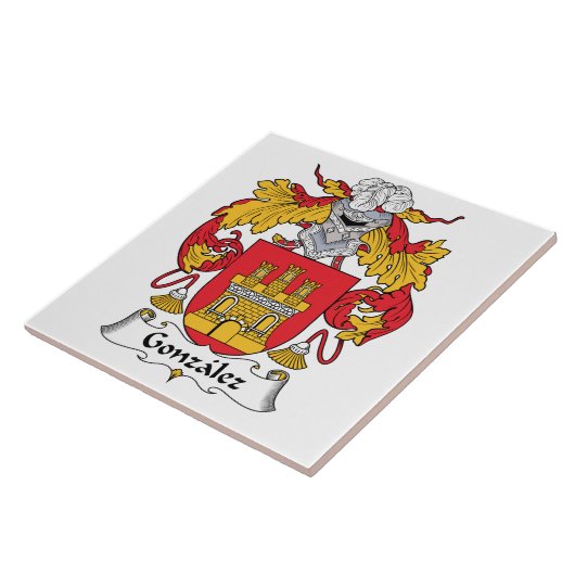 Gonzalez Family Crest Tegeltje (Zijkant)