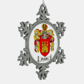  Gonzalez Family Crest Tin Sneeuwvlok Ornament (Links)