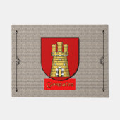 Gonzalez Historisch Schild op Cobblestone Deurmat (Voorkant)