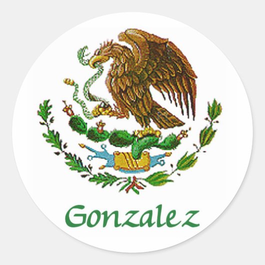 Gonzalez Mexicaanse nationale zegel (Voorkant)