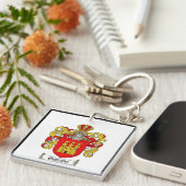 Gonzalez [Spaans] Familie Crest * Sleutelhanger (Voorkant Rechts)