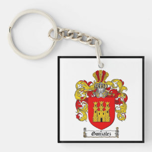 Gonzalez [Spaans] Familie Crest * Sleutelhanger