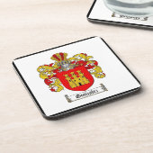 Gonzalez (Spaans) Familiecrest Bier Onderzetter (Linkerzijde)