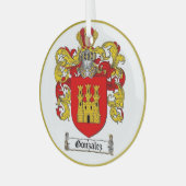 Gonzalez (Spaans) Familiekust * Glas Ornament (Voorkant links)