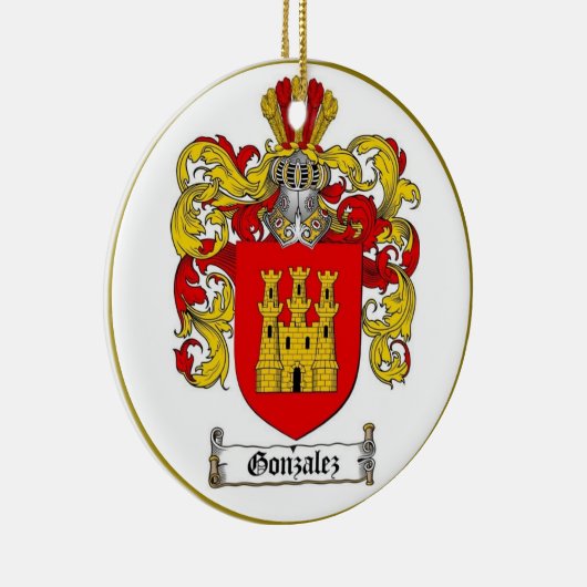 Gonzalez (Spaans) Familiekust * Keramisch Ornament (Rechts)